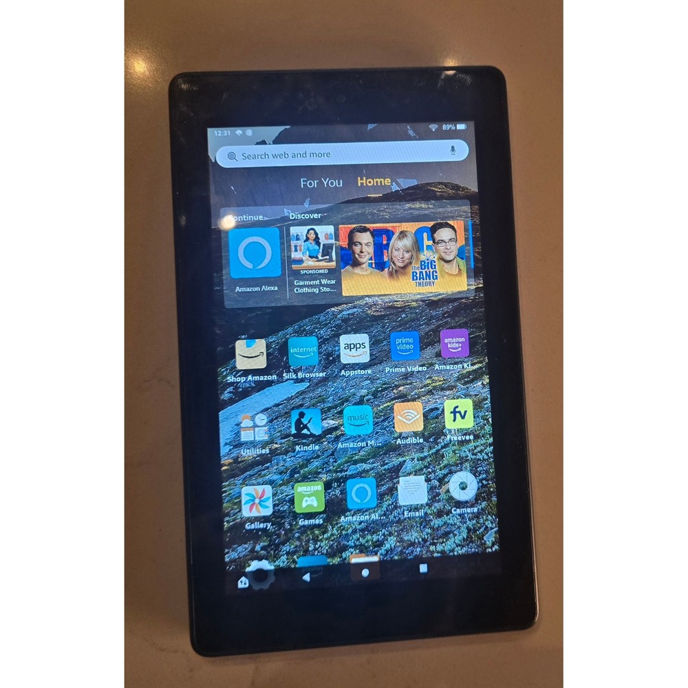 Amazon Fire 7 Tablet 9th Generation Black 7 inch Display Alexa Enabled